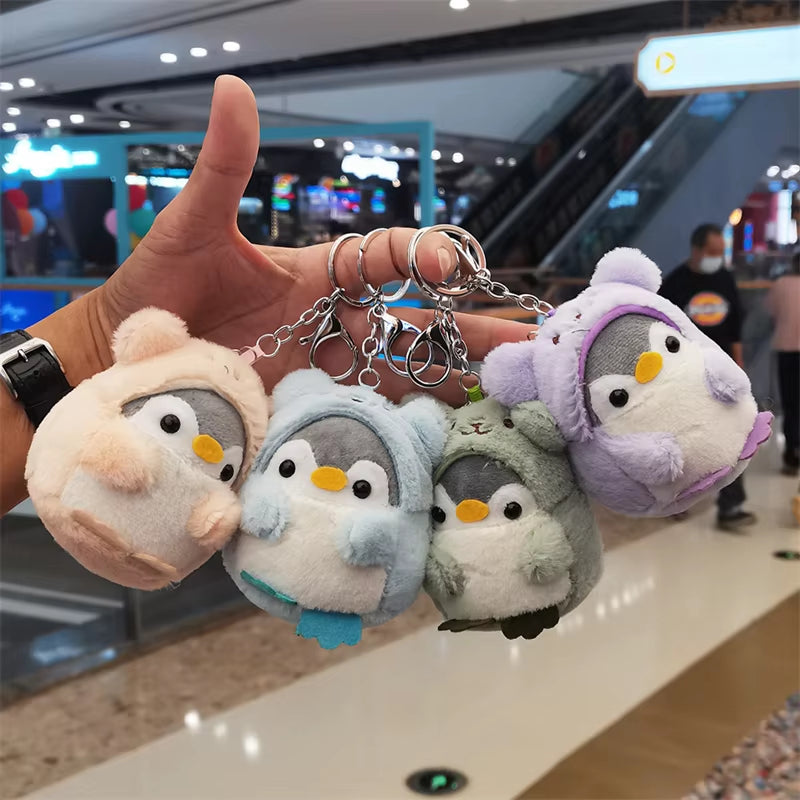 Cartoon Day Penguin Pendant Plush Doll Key Chain Cute Bag Pendant Key Chain Doll