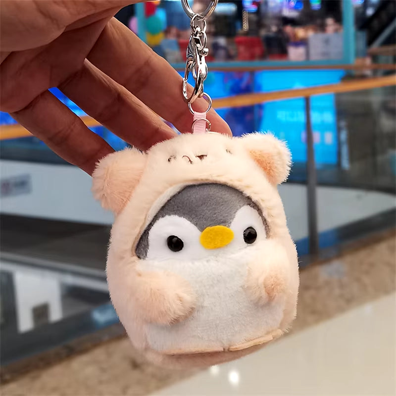 Cartoon Day Penguin Pendant Plush Doll Key Chain Cute Bag Pendant Key Chain Doll